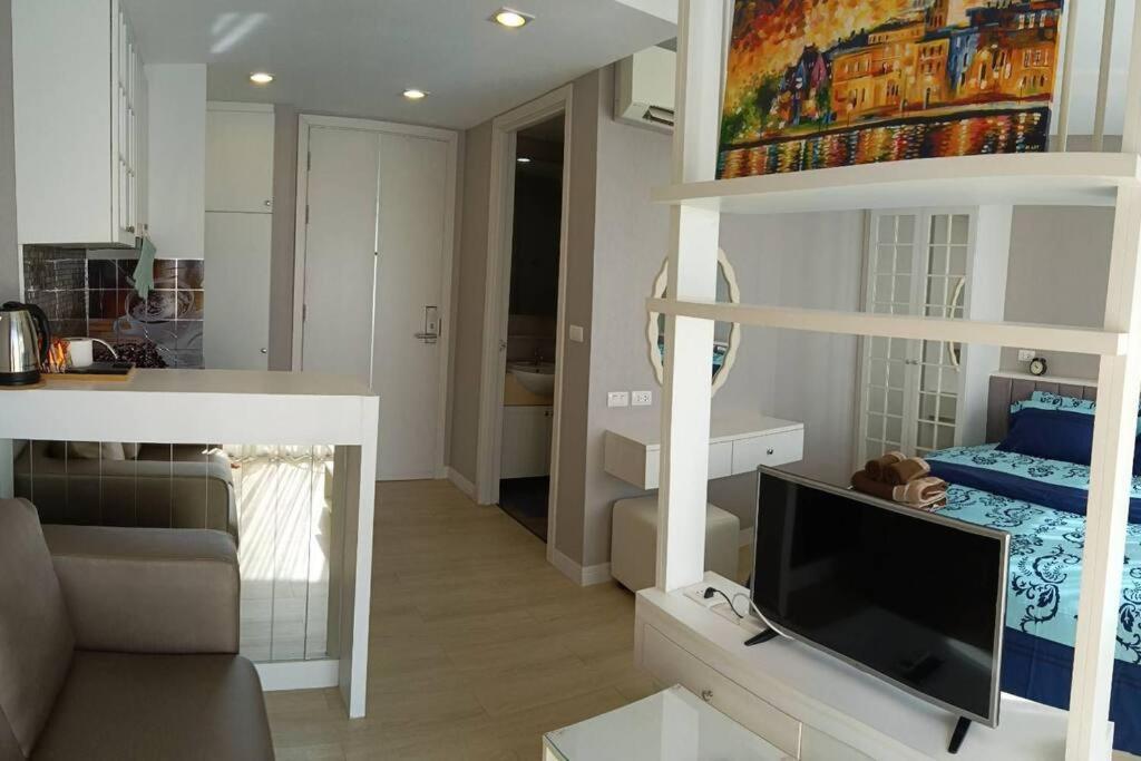 شقة Fluffy Bed And Seaview @Bangsaen المظهر الخارجي الصورة